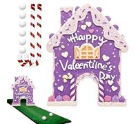 Juego de golf de especias genérico | Juguetes de putting deportivos para San Valentín | Juego familiar con caña de azúcar y bolas, ideal para fiestas, cumpleaños, fiestas y noches