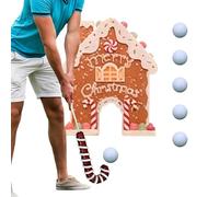 Juego De Golf De Interior,Decoración Navideña para El Hogar con Palos De Caña | Divertido Set De Juego De Golf con Desafío | para Niños Adultos Oficina Sala De Estar Jardín Fiesta
