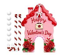 Juego De Golf De Jengibre Navideño - Mini Juguete Familiar Navideño con Bastones de ,Set de Campo de Golf de Pan de Jengibre - para Fiestas Reuniones Hogar Oficina Decoración