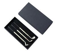 Juego de golf de mesa para hombre, palos de golf, rellenos de calcetines navideños en forma de de golf, Rellenos de calcetines navideños portátiles Novedad suministros de papelería Juego de