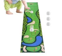 Juego de Golf de Oficina - Alfombra Multijugador Tri-Plegable | Juego de Bolos de Mesa Completa para Salón Fiestas Adolescentes Amigos