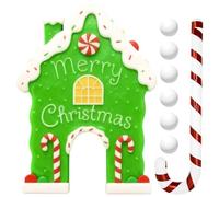 Juego De Golf De Pan De Jengibre, Fomenta La Concentración, 35 X 24 Cm, Campo De Minigolf Navideño, Juguete De Golf Interior Navideño, Tamaño Compacto, Ideal para Todos Los Grupos De Edad