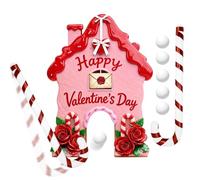 Juego de golf de pan de jengibre, portátil para interiores y exteriores, juego de campo de golf familiar de pan de jengibre, para el hogar, habitación, fiesta, reuniones, carnaval, oficina