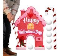 Juego de Golf de San Valentín Juego Portátil Para Interiores | Campo de Minigolf con y Bolas Para Parejas Golfistas Hombres Mujeres Familiares En Casa