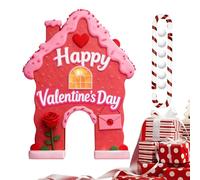 Juego de golf de San Valentín | Juegos de San Valentín en interiores - Campo de golf interior con palos y pelotas, diseño integral para golfistas, mujeres, hombres, vacaciones, fiesta familiar, hogar