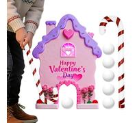 Juego de golf de San Valentín | Juegos de San Valentín en interiores - Campo de golf interior con palos y pelotas, diseño integral para golfistas, mujeres, hombres, vacaciones, fiesta familiar, hogar