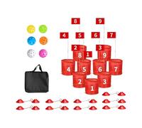 Juego De Golf Exterior,Juegos De Golf | Set De Entrenamiento con 9 Hoyos para Práctica Deportiva Diversión Familiar En Casa para Padres E Hijos