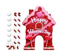 Juego De Golf Gingerbread - Divertido Corazon San Valentin | Juego De Golf Infantil Y Decoracion De San Valentin | para Fiestas Club Deportivo Actividades Familiares Adultos