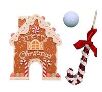 Juego De Golf Para Interiores Juguete Mini De Navidad Con Bola De Caramelo | Campo De Mini-Golf De Navidad Para Reuniones Festivas Decoraciones para la Habitación del Hogar