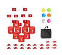 Juego De Golf para Jardín | Juegos De Golf | Set De Entrenamiento con 9 Hoyos para Práctica Deportiva Diversión Familiar En Casa para Padres E Hijos