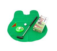 Juego de golf para tocador, juego de 6 piezas, palo de golf regalo broma