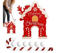 Juego De Golf Tema Pan Di ,Juego De Juego De Navidad con Pan Di | Set Juguetes Mini Golf Casa | para Navidades Al Aire Libre Y En Interiores para Familia Y Reuniones
