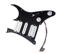 Juego De Golpeador De Guitarra HSH Precableado Mejorado Con Arnés De Soldadura De Pastillas Alnico V Blanco Piezas de Repuesto de Guitarra