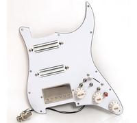 Juego de golpeadores de guitarra precableados para golpeador cargado por Strat SSH precableado - Juego de pastilla Humbucker Alnico 5 con bobina dividida, compatible con kit de actualización de