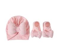 Juego de gorras indias finas para bebés y niñas, conjunto de calcetines y gorro para recién nacidos, ligeros para llevar a la moda, gorro de encaje para bebé, D, Talla única