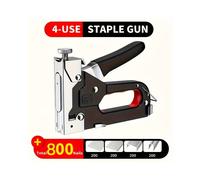 Juego de grapadoras resistentes cuatro en uno con pistola de clavos manual y alicates para vendajes: