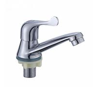 Juego de grifería de palanca para lavabo y bañera con pomos cromados