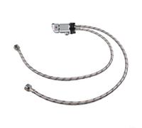 Juego de grifo de ducha G1/2 con manguera de 80 cm de aleación de zinc, grifo mezclador rociador para salón, spa, caravana, champú, cama, acabado plateado