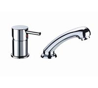 Juego de grifo mezclador de peluquería con cabezal de ducha