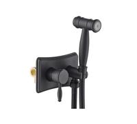 Juego de grifo rociador de bidé de baño montado en la pared, spray ajustable para bidé caliente y frío para una fácil limpieza, cuidado personal higiénico, accesorio moderno de baño