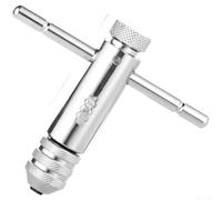 Juego de grifos de mano métricos de grado industrial, herramientas de rosca de acero de aleación de alta dureza con vástago cuadrado ergonómico para varios metales (A)