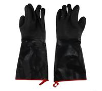 Juego de guantes de barbacoa aptos para horno con material impermeable para mantener las manos secas mientras cocinas (grande)