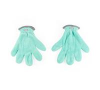Juego de Guantes para Polvo Antibac Beldray - Paquete de 2 Manoplas de Limpieza de Microfibra, Tratados con Antibacteriano, Elásticos, Que no Rayan, Lavables a Máquina, Talla Única, Menta