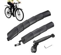Juego de guardabarros de bicicleta - Protector trasero de nailon de 16,54 x 2,95 pulgadas, de protección de barro para bicicleta gruesa, kit de protección de rueda antisalpicaduras con