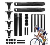Juego de guardabarros de ciclismo, guardabarros de ciclismo de liberación rápida | Guardabarros ajustable para ciclismo multiusos, guardabarros engrosado para ciclismo en carretera, plegable