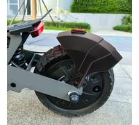 Juego de guardabarros de repuesto para scooter eléctrico Kukirin G3 G4, guardabarros de plástico, ajuste personalizado con lente reflectante, protege del agua y los desechos, accesorio ligero para