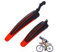 Juego de guardabarros para bicicleta de montaña - Guardabarros delantero y trasero ajustable | Road Bike Tire Splash Guard Mud Guard Wings for Road Bicycle Cycling Accessories, Easy Install
