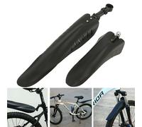 Juego de guardabarros para bicicleta, juego universal de guardabarros anchos y gruesos para bicicleta, guardabarros delanteros y traseros aj