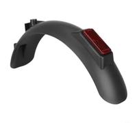 Juego de guardabarros trasero con reflector y soporte para Xiaomi Electric Scooter 4 Lite 2ª generación, plástico resistente contra salpicaduras accesorios para conducción nocturna, fácil montaje