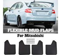 Juego de Guardabarros universales XUKEY Flaps de Barro Salpicaderas para Lancer Outlander Sport Evolution EVO X IX Mirage Strada L200