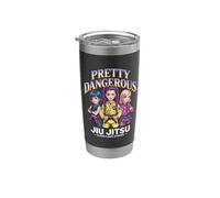 Juego de guardia de Jiu Jitsu Pretty Dangerous Strong Martial Arts Vaso térmico de acero inoxidable de doble pared