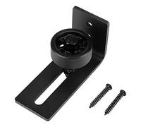 Juego de guía de piso con guía de rodillos de pared ajustable de acero al carbono, resistente y duradero para puerta de granero de 76 mm de espesor