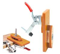 Juego de guía para sierra de corona de 35 mm con punta Forstner, kit completo para bisagras ocultas armarios cocina, puertas y muebles, herramienta de precisión para bricolaje y carpintería