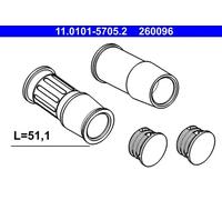 Juego de casquillos guía, pinza de freno ATE 11.0101-5705.2