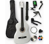 Juego de guitarra clásica 4/4 (adulto) 7/8 3/4 1/2 1/4 (niño) + 6 accesorios