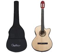 Juego de guitarra de 12 piezas occidental con ecualizador y 6 cuerdas