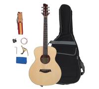 Juego de Guitarra de Madera de 36 Pulgadas, IRIN 3670, Kit de Iniciacin Acstico Folk para Principiantes con Mochila con Correa Ajustable, Afinador, Clip de Variacin de Tono
