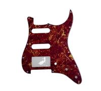 Juego De Guitarra Pickguard,Electric Guitar Pickg Juego De Golpeador Precableado Para Guitarra SSH(8)