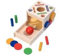 Juego de Habilidades de Motor genérico, Madera de Esquina, 9,84 x 4,72 x 4,37 Pulgadas, Puzzle Learning, Preschool Sensory, Game, Sturdy and Lightweight, for Educational Kids Gift, Fine Motor