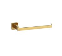 Juego de Hardware de baño Montaje de Pared Montaje Negro Gold de Acero Inoxidable Toalla de Toalla de Toalla de Toalla con Toalla de Papel Accesorios de baño de túnica Conjunto, SR, Set de 5 Piezas