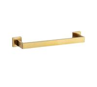 Juego de Hardware de baño Monte de Pared Murera Negra de Oro Negro Toalla de Acero Inoxidable Toalla de Toalla de Toalla de Papel Batón Accesorios de baño de túnica Juego, SR, Set de 5 Piezas (Barra