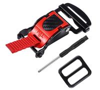 Juego de hebillas de liberación rápida, hebilla para casco, cierre para casco de bicicleta, accesorios para casco de moto, hebilla para fijación estable, fácil montaje, apto para moto, casco de