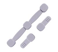Juego de hebillas de silicona con imán para freidora de aire | Accesorio de cocina resistente al calor para forro de pergamino, evita que el papel se queme