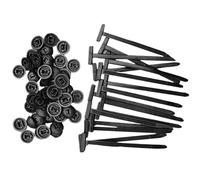 Juego de hebillas universales de nailon 300/500/1000, resistentes y autobloqueantes, cierre de agujero para el hogar, para reparación diaria de automóviles y reparaciones rápidas (juego de 500)