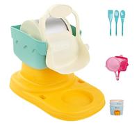Juego de helados genérico - Kit de fabricación de postres divertidos, haz que parezca hacer | Máquina para padres, juguete colorido Sundae Builder, accesorios de papel creativo, regalo