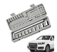 Juego de herramientas A | 27 piezas portátil resistente y ergonómico, herramientas manuales de boquilla para reparación de automóviles y mecánicos | para hombres, electricista, papá, coche, camión